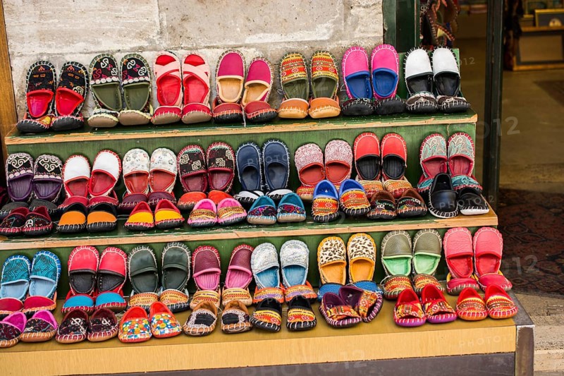 Set of traditional hand made leather Yemeni shoes