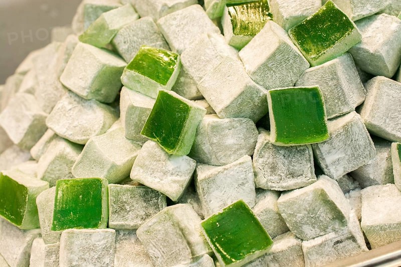 Turkish delight sweets made in Traditional style