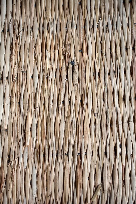 Mat as straw as abstract texture pattern