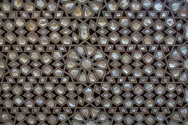 Ottoman art example of Mother of Pearl inlays from Istanbul