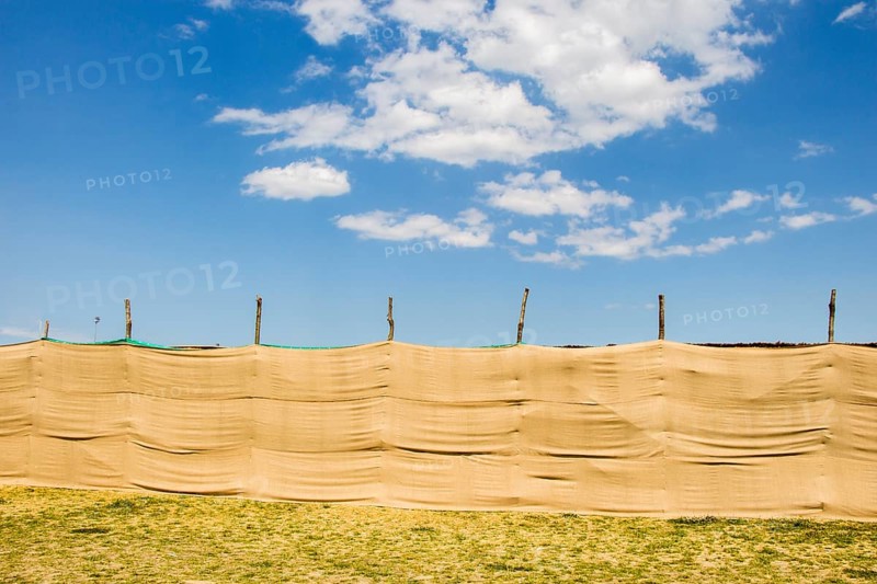 Linen canvas fabric texture used as a wall outdoors