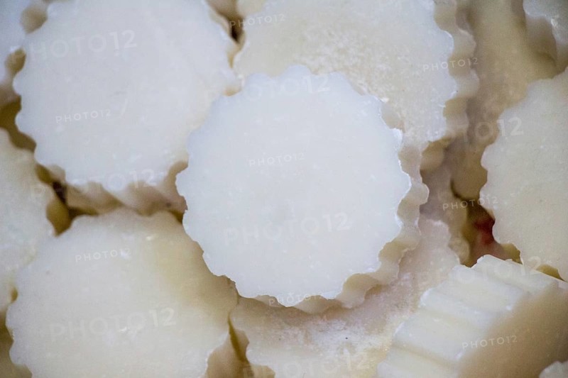 Collection of bars of fragrant hand made organic soap