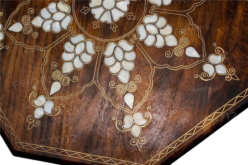 Ottoman art example of Mother of Pearl inlays on a tray