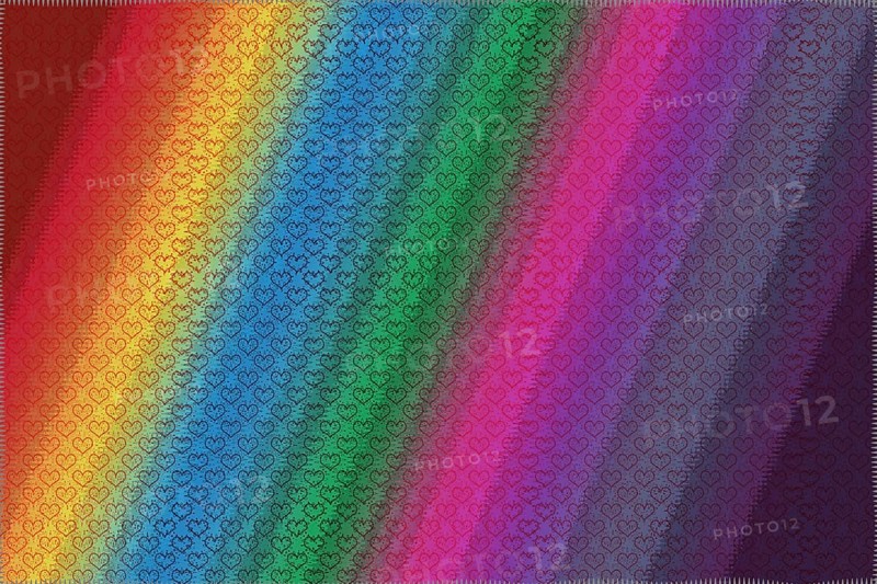 Hearts patterns template for greeting card or valentine s day
