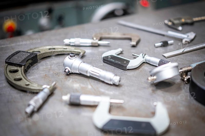 Machines of the metal industrial factory of the numerical control sector