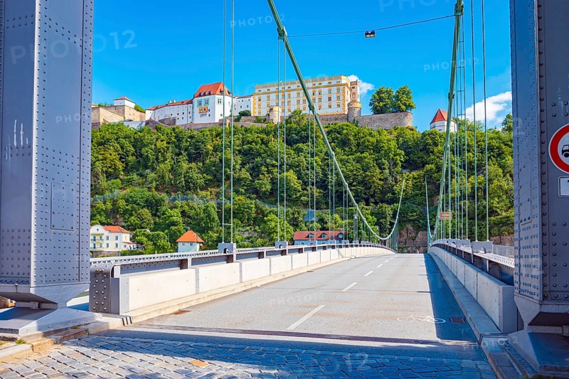 Prinzregent-Luitpold Bridge over the Danube in Passau