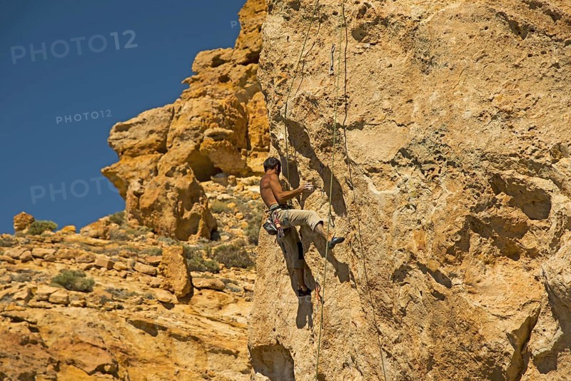 Climbers at the Piedras Amarillas