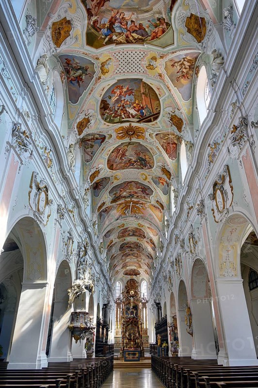 The baroque monastery church of St George