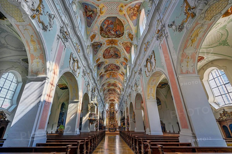 The baroque monastery church of St George