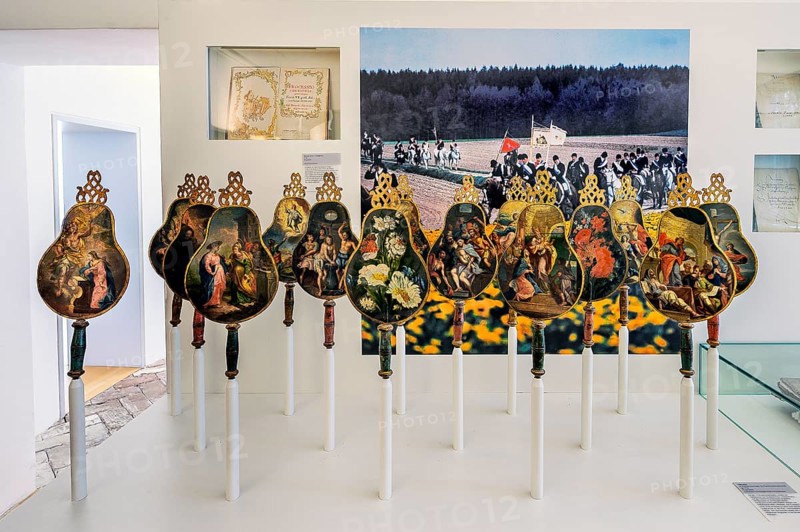 Picture panels in the museum of the monastery