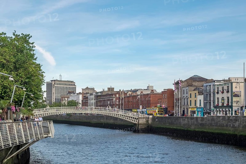 River Liffey at the Hapenny Bridge