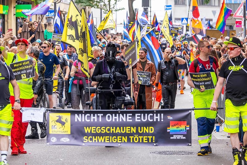 The LC Stuttgart leather club fights against bans on participation by individual groups