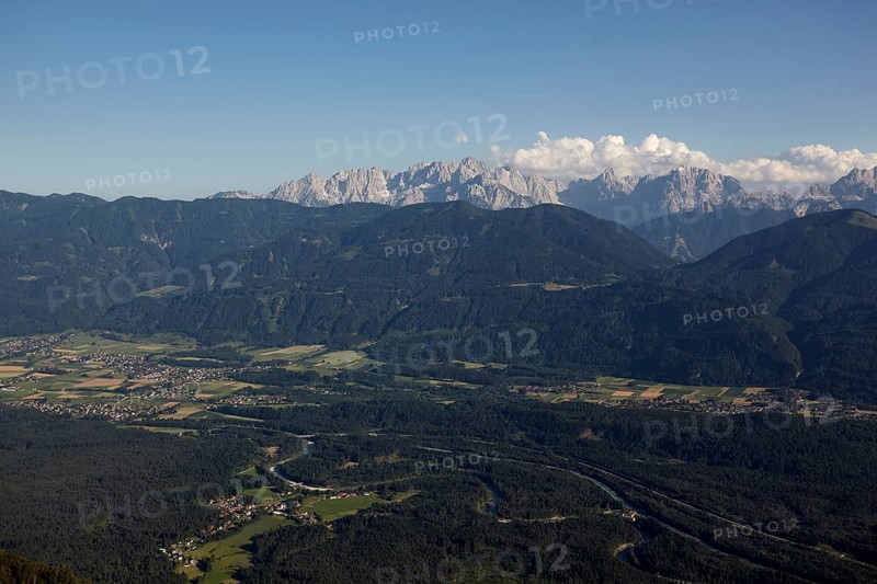View from the Dobratsch into the Julian Alps