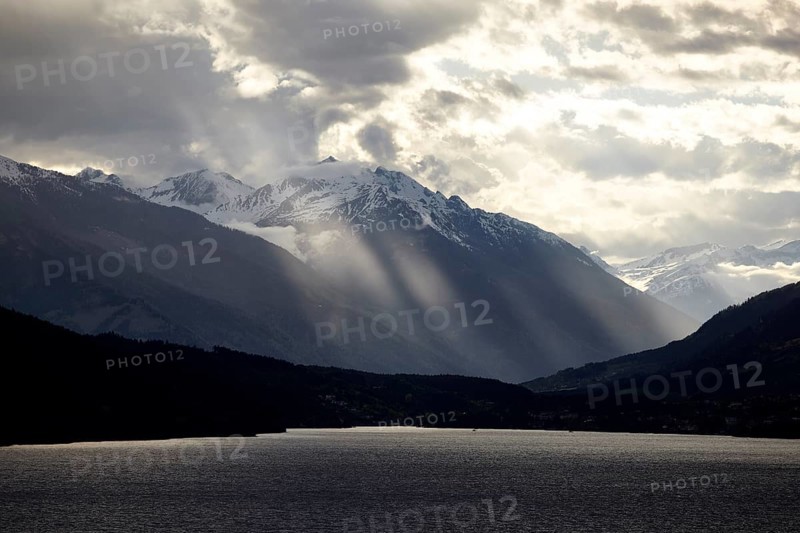Stormy atmosphere at Lake Lake Millstatt