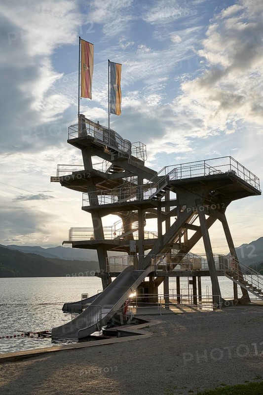 Diving tower at Millstatt