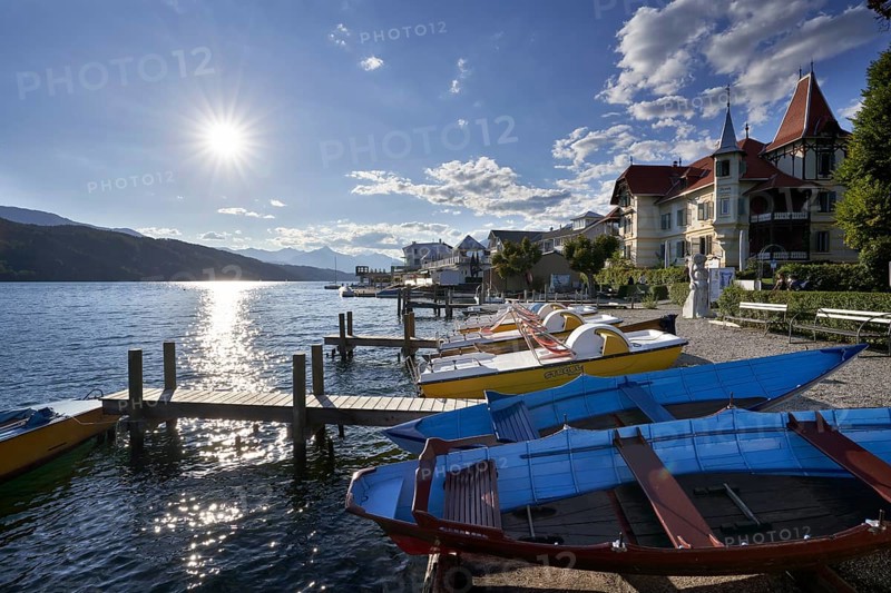 Boats on Lake Millstaettersee