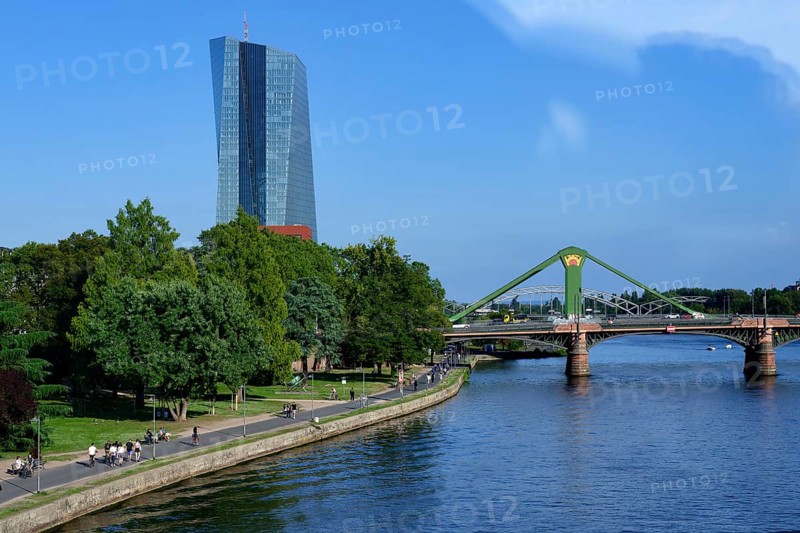 European Central Bank Building in the banking district