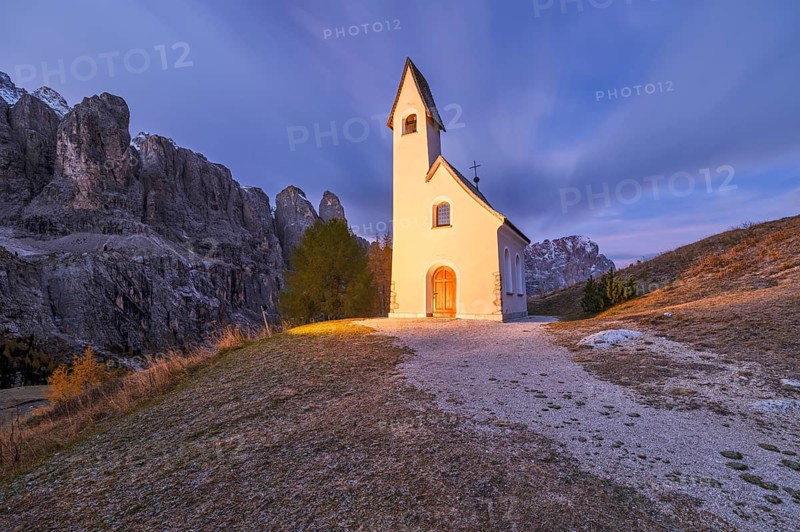 Chiapela Chapel on the Gardena Pass