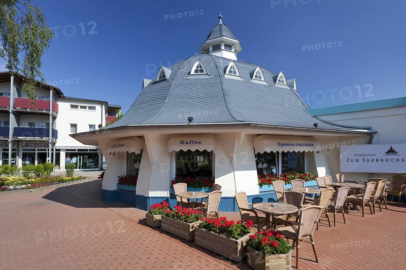 Terrace of restaurant at Boltenhagen