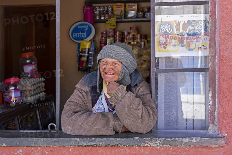 Elderly Bolivian woman