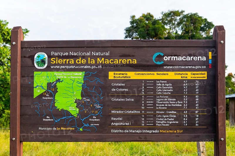 Signpost to Cano Christales
