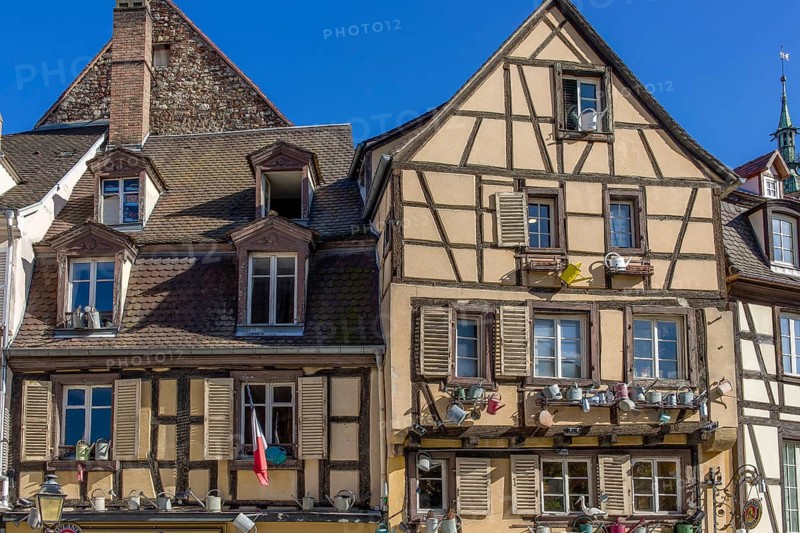 Half-timbered house on Pl. des Dominicains square