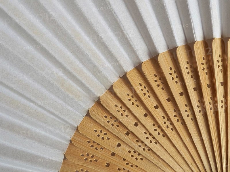 Traditional japanese or chinese hand fan