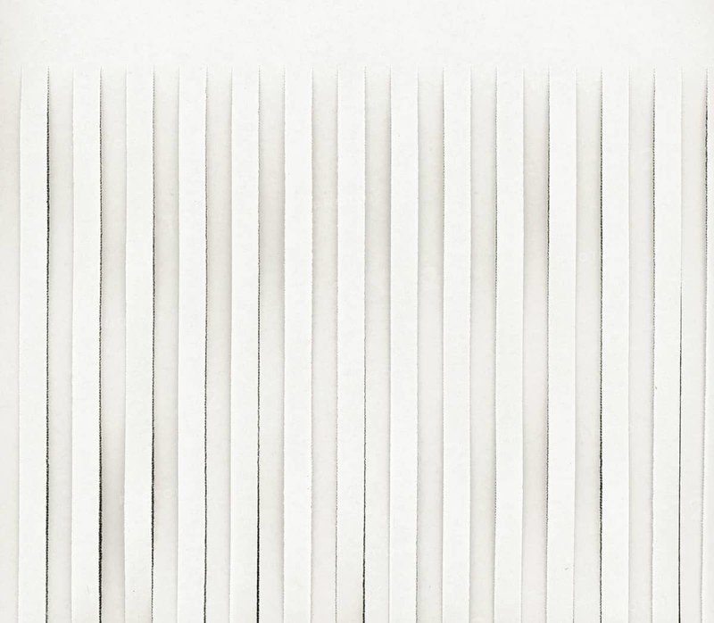 Half shredded blank page with copy space
