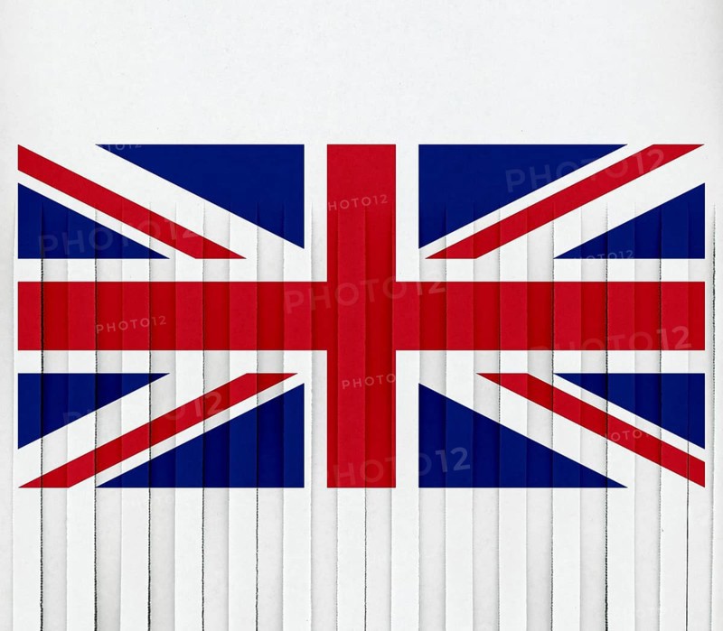 Shredded flag of the United Kingdom