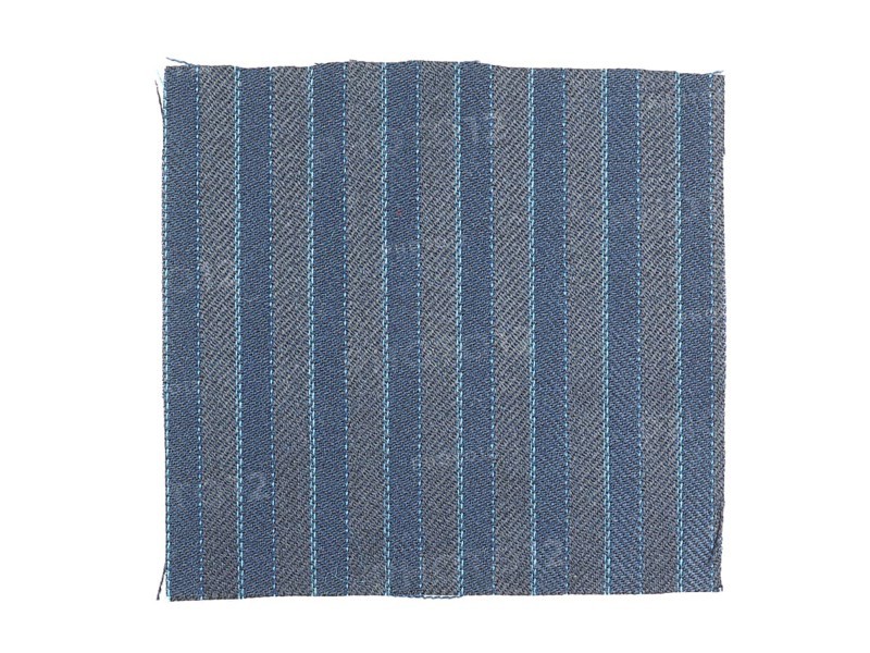 Blue fabric sample