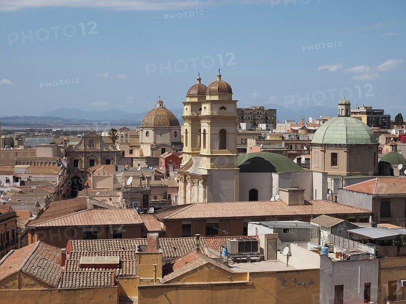 Aerial view of Cagliari