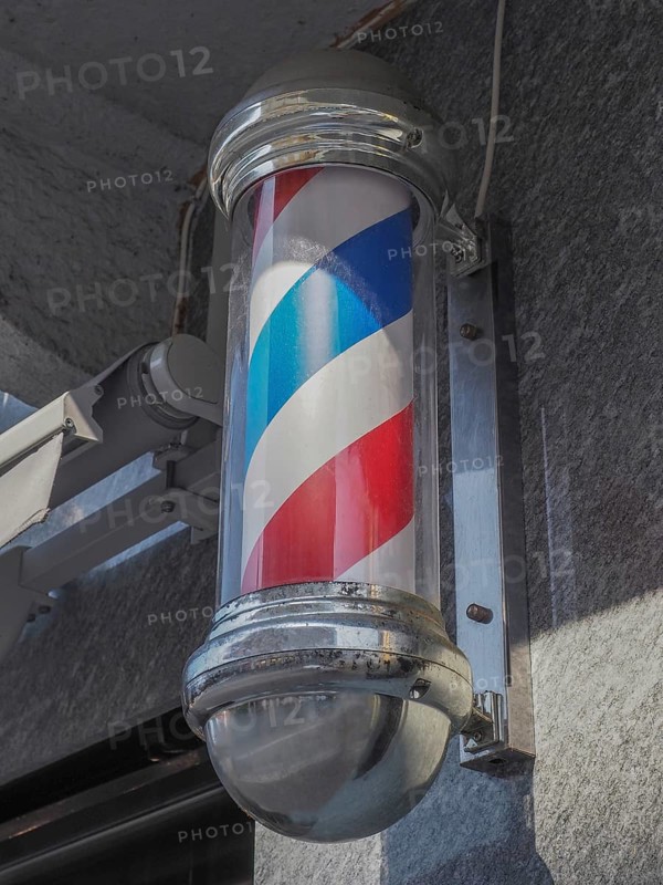 Barber pole sign