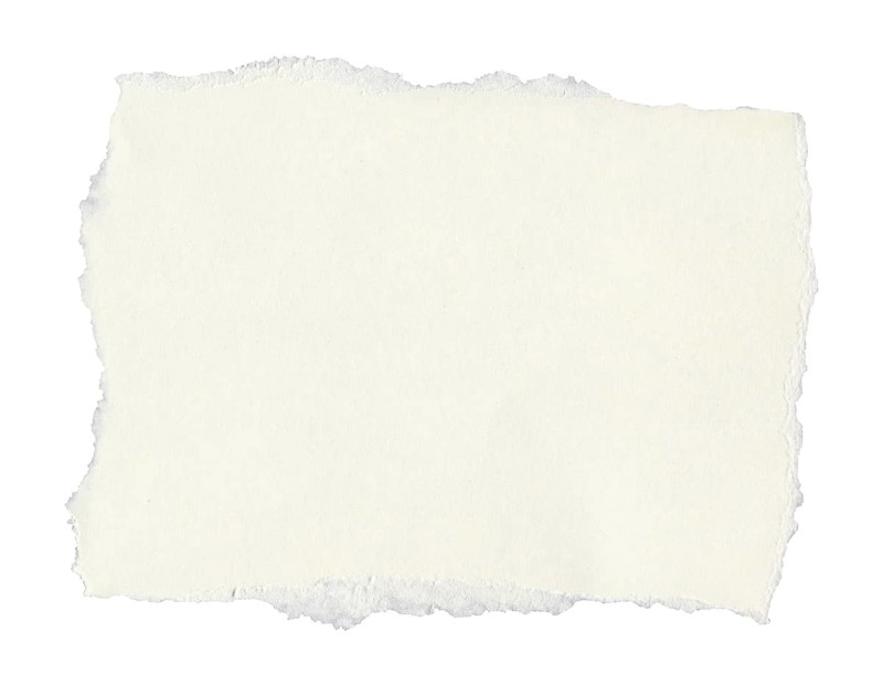 Blank tag label parchment isolated over white