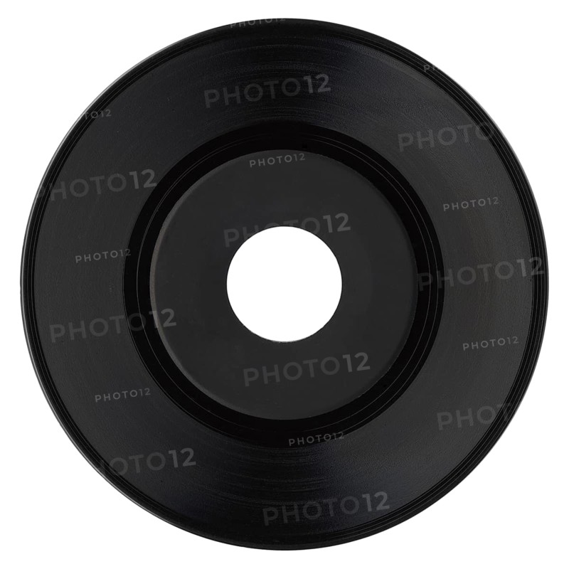 Vinyl record isolated