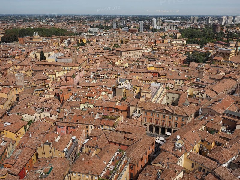 Aerial view of Bologna