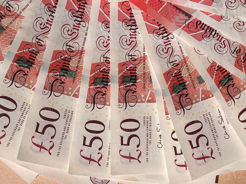 Fifty Pound notes