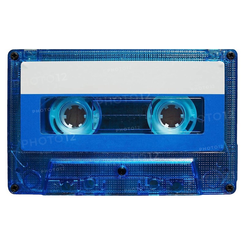 Tape cassette isolated
