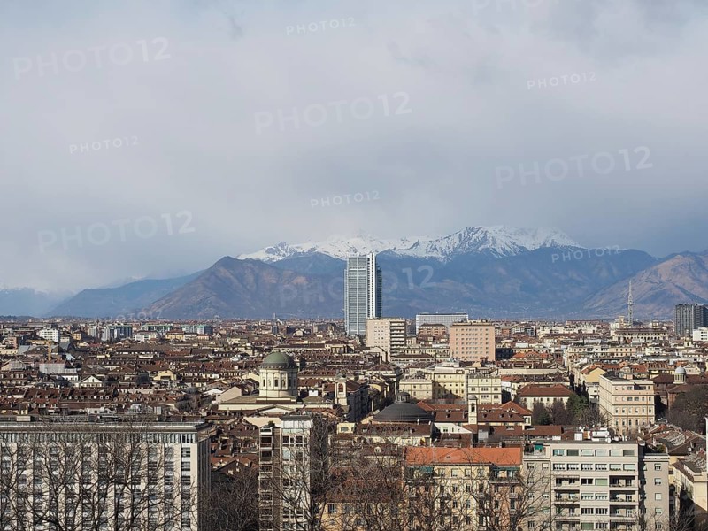 Aerial view of Turin