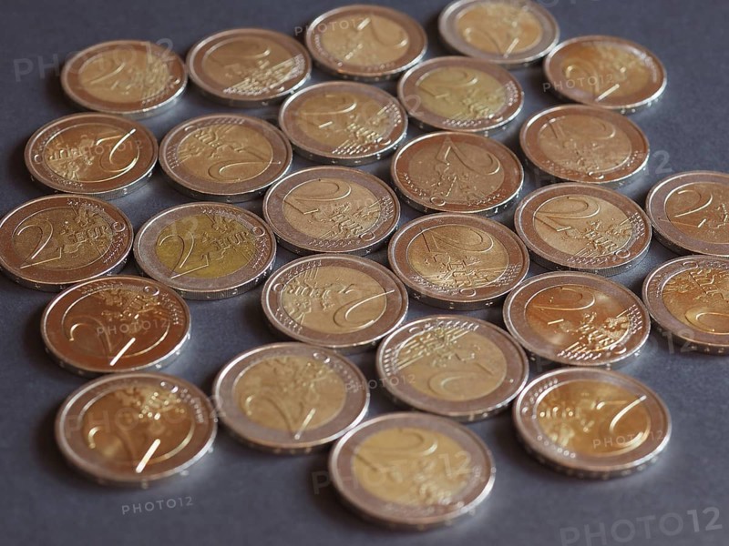 2 Euro coins