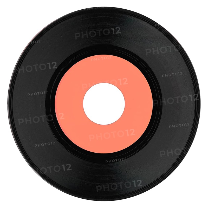 Vinyl record isolated