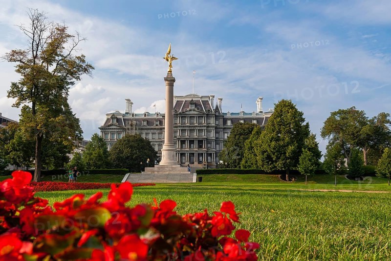 Washington Mall with obelisk and Capitol in Washington D. C.