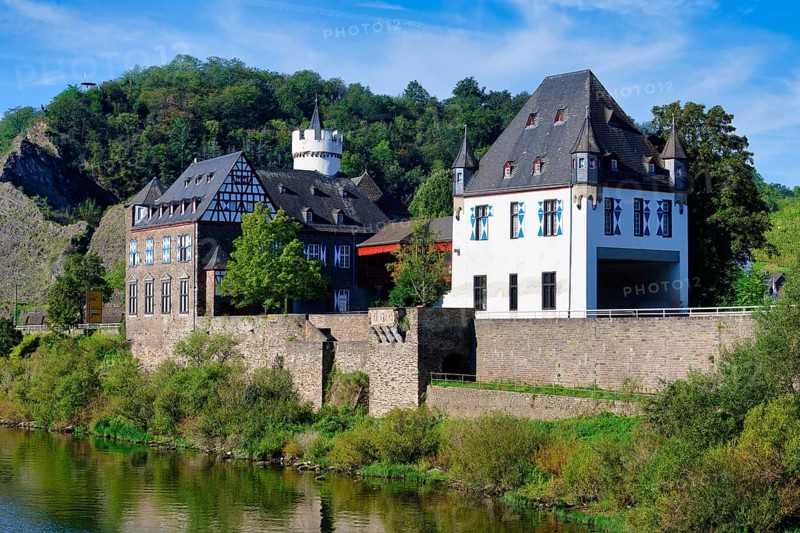 Gondorf castle along the Moselle River