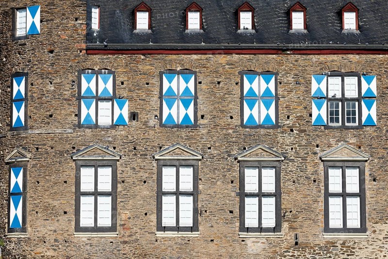 Gondorf castle along the Moselle River