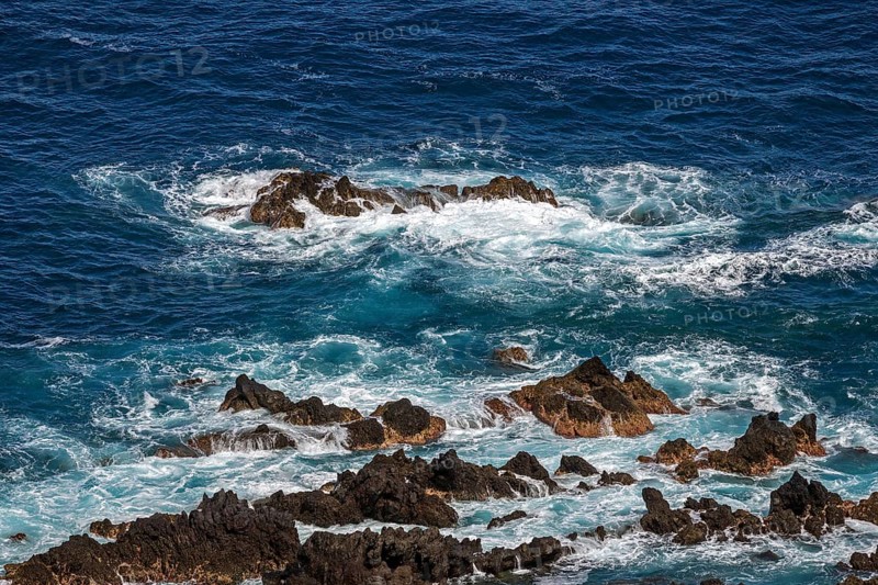 Sea surf off Porto Moniz