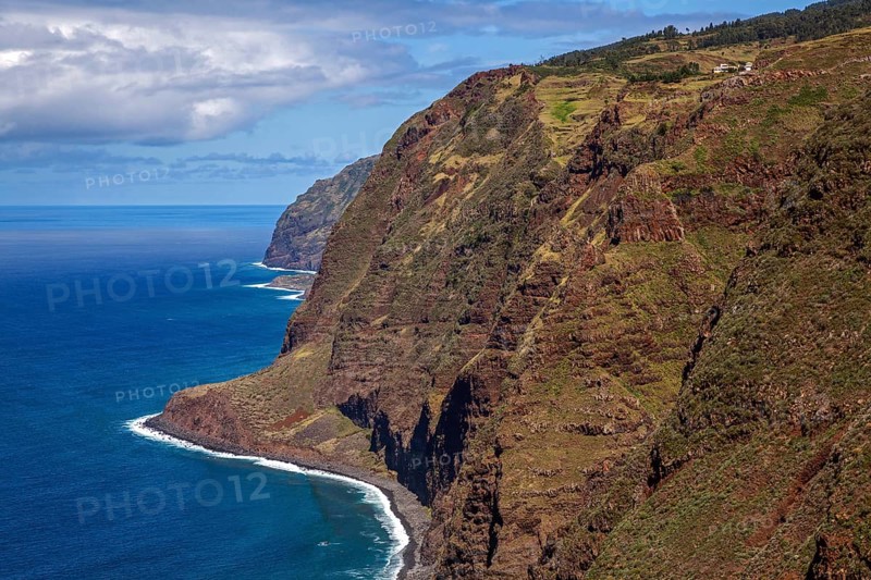 View of the cliffs from the Miradouro Farol da Ponta do Pargo