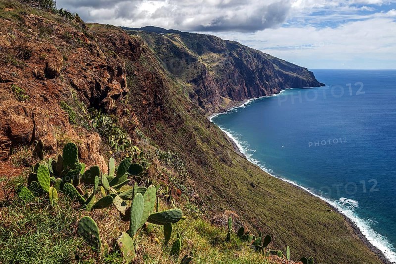 View of the cliffs from the Miradouro Farol da Ponta do Pargo
