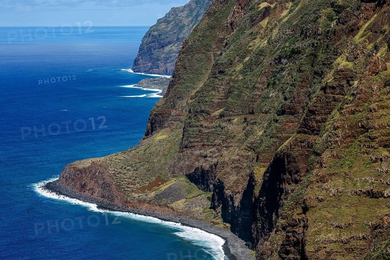 View of the cliffs from the Miradouro Farol da Ponta do Pargo