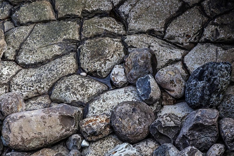Volcanic rock formations
