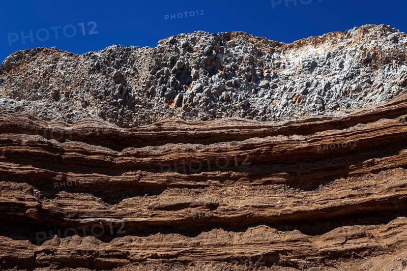 Volcanic rock formations at the Miradouro Furna do Porto da Cruz