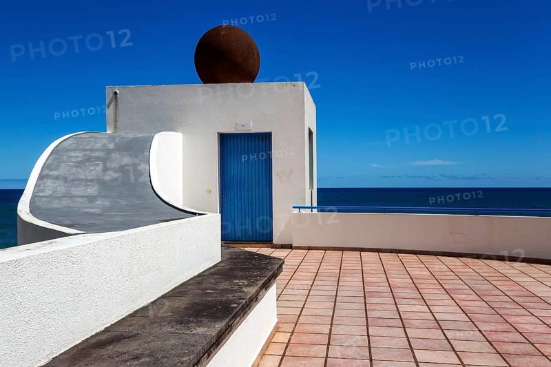 Viewing platform in front of the church Igreja de Nossa Senhora de Guadalupe